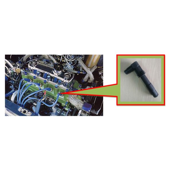 Vulcanization Molding Durable Spark Plug Connector Replacement With PPS Resistor