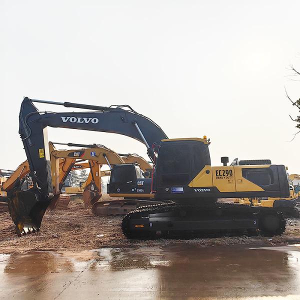 29 Ton Used Volvo EC290 Excavator 1.3m3 Bucket Capacity Middle Size