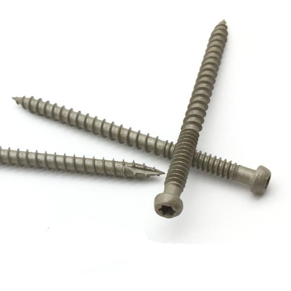 Flat Head Torx Drive Double Thread Type 17 A2 A4 Stainless Steel Composite Decking Screws