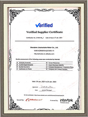 Shenzhen Jinshunlaite Motor Co., Ltd. Сертификации
