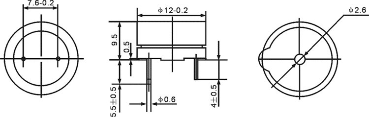 терминалы DC 5V 2 12mm громко активные и пассивный Piezo зуммер
