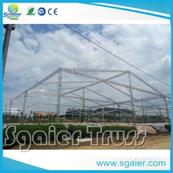 12  Box Aluminum Roof Truss For Tent Lightweight Square / Circle Shape