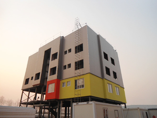 Q355 Q235 Steel Structure Commercial Building , Prefab Business Building Construction