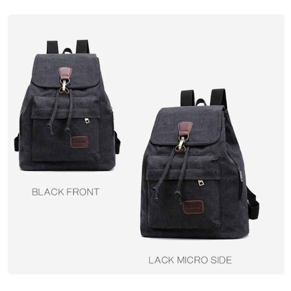 Women's Vintage Canvas Rucksack Casual Daypack Custom Service Available