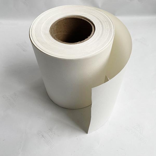 25um White Pet Tire Adhesive Labels With 95g Yellow Silicon Liner