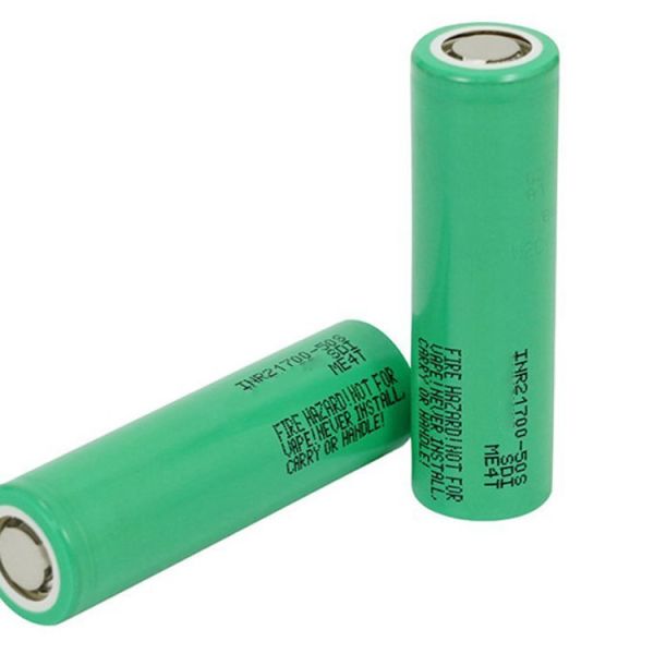 21700 Lithium Battery 3.6V High Capacity 5000mAh Power Cell Rechargeable Flat Top