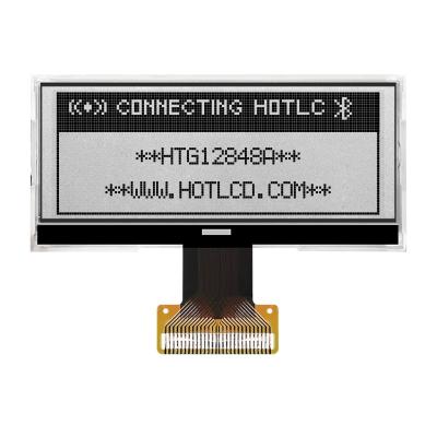 128X48 RODA DENTEADA gráfica LCD ST7565R-G | Exposição de STN+ com lado branco Backlight/HTG12848A