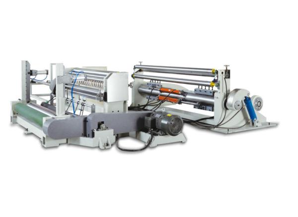 1600mm Wide  Paper Slitter Rewinder Machine  Magnetic Powder Automatic Brake For 80-600g