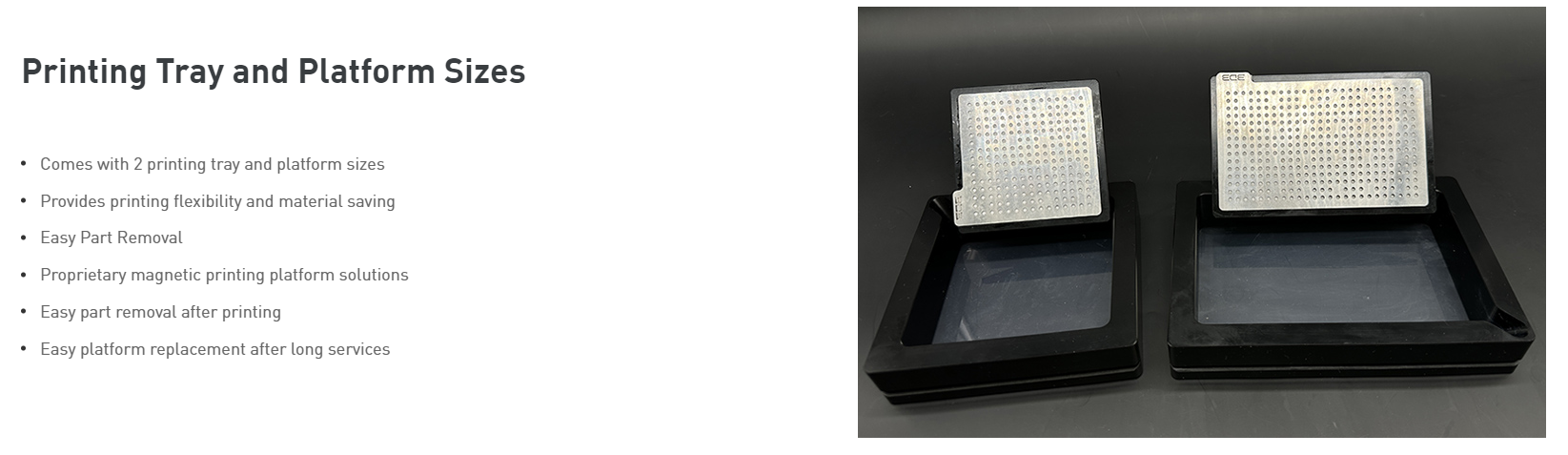 Black Dental Metal 3D Printer LCD Light Curing Metal Dental Lab 3d Printer For Clinics