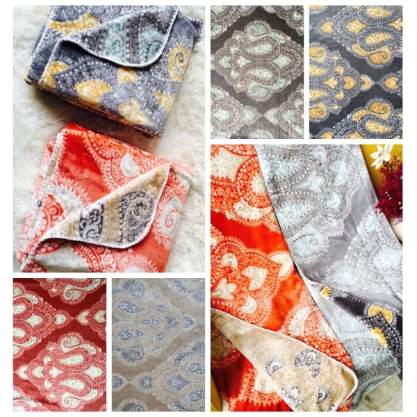 2018 All Season Coloful Flannel Baby Blanket 100*120cm 100% Polyester 150D 288F