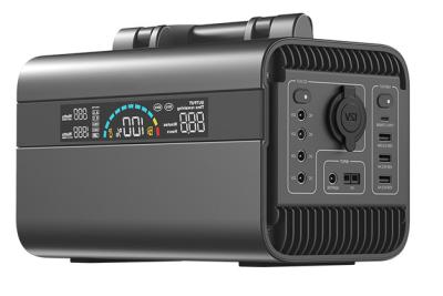 330wh 600w Portable Power Station Solar Generator QC3.0 Outputs ABS600