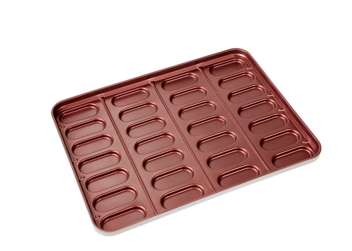 PTFE не вставляют лоток выпечки плюшки хот-дога 670x511x40mm