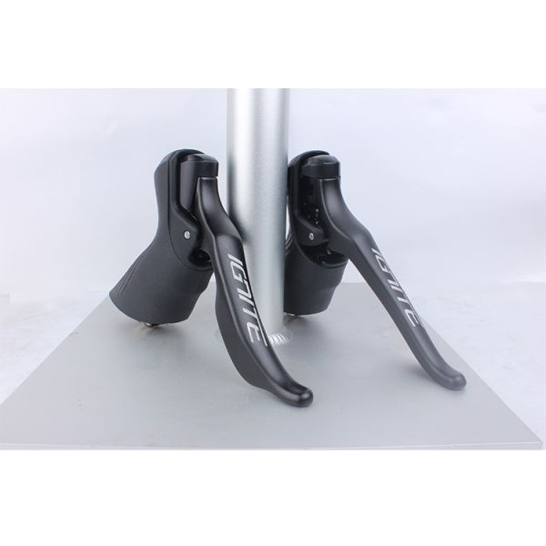9-Speed Road Bicycle Shifting Handle Brake Lever Derailleur Manual Lever Black Color