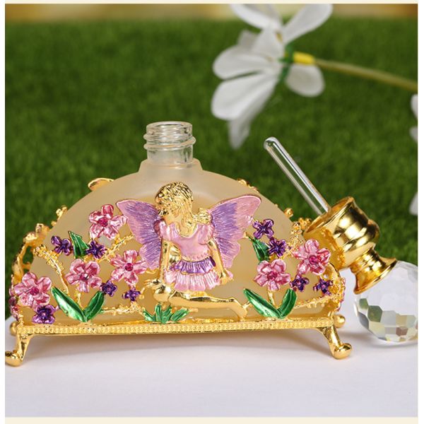 botella de aceite esencial de cristal 20ml con estilo árabe del dropper