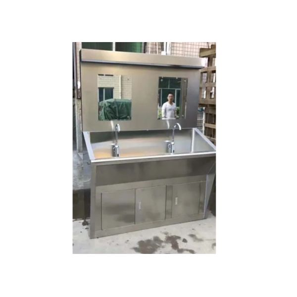 Stainless Steel Wash Sink With Auto Sensor Kick And Original Design
