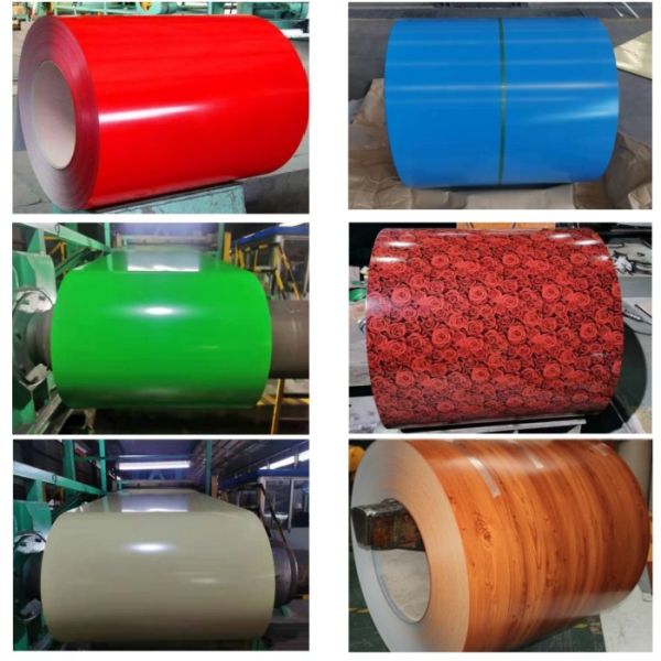 Рал цвет PPGI стальные катушки крыши металл 0,4 ммx1000 мм для гофрированного листа
