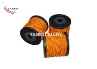 A fibra do silicone vítreo isolou o tipo fio 22SWG da extensão de K