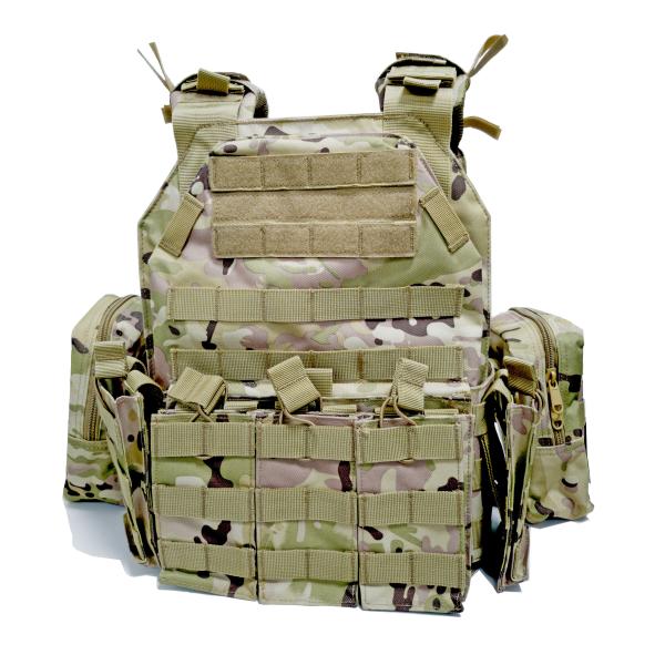 Alto nível de protecção Militar Colete antibalas Táctico ARAMID / UHMWPE Estilo personalizado