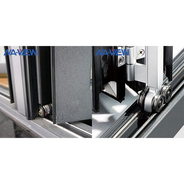 Naview алюминиевое Bifold Windows горизонтальное Bifold Servery Windows
