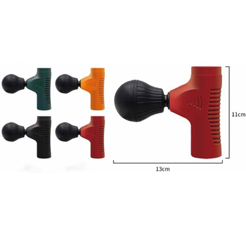Handheld Muscle Massager Gun with 3.7V Charging 3W Rated Power and Durable ABS+Metal Body