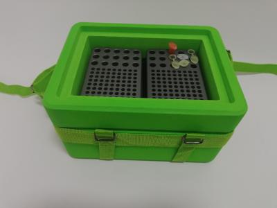 Temperatura de recipiente de armazenamento criogênico da experiência da microbiologia/caixa fresca elétrica baixa