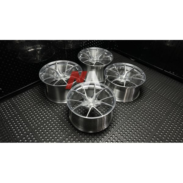 BMW Forged Wheels Polished Silver Brushed Face For F87 F80 F82 F90 M2 M3 M4 M5