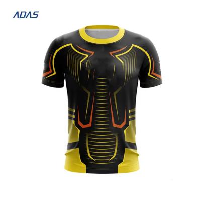 Anti Shrink Neon Color Gaming Esports Uniform Jersey Shirts Adults Custom
