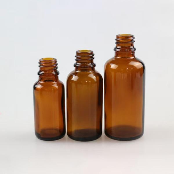 Flacon en verre ambré de 10 ml à 100 ml pour huiles essentielles