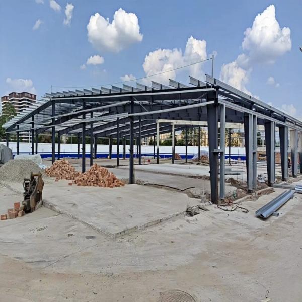 Fabricación de estructuras de acero prefabricadas, diseño industrial, almacén, comercial