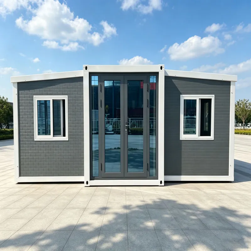 Luxury Expandable Container House with Double Wing Design