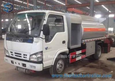 ISUZU 4x2 Fuel Oil Tank Trailer Carbon Steel 4000 L Refuel Tanker Truck