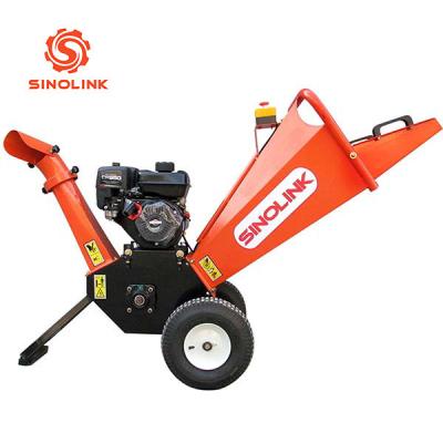 196cc Sawdust Wood Chipper For Mulch Palm Fronds Tree Leaf And Small Branch Mulcher