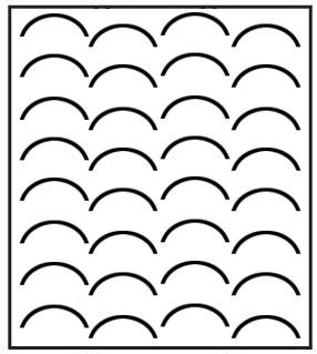 CEMA Fan Shape 300mm Chevron Rubber Conveyor Belt