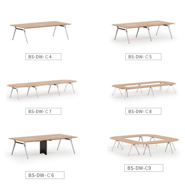 Nouveaux postes de travail de bureau Table de bureau modulaire en bois pour 4 personnes avec cloison