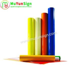 Night Time Reflective Vinyl Material Visual Communication Vinyl Acrylic Surface