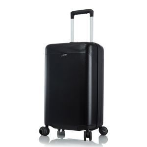 Aluminum Telescopic Rod Handle Hand Carry Green Cabin Spinner Suitcase With Fingerprint TSA Lock for Business Travel