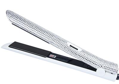 Luxurious Crystal Bling Hair Straightener Rhinestone Shine with Ceramic Flat Iron