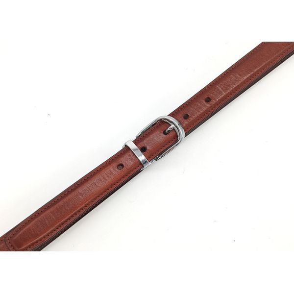 пояс женщин 23mm неподдельный кожаный с цветом пряжки никеля петли металла