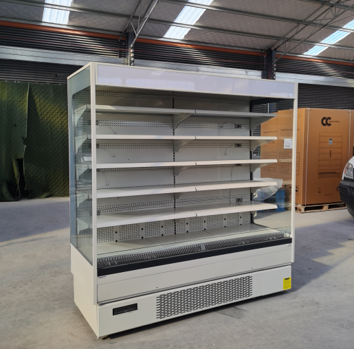 Restaurant Style Refrigerator With Tilted Back Post