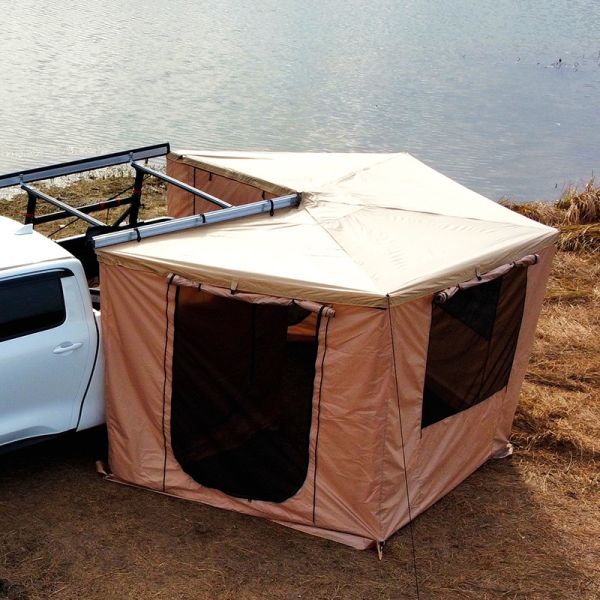 Car Side Awning 270 Degree Tent Roof Awning Walls Cover 4awning Tent 4x4 Offroad Car Roof With Annex Room