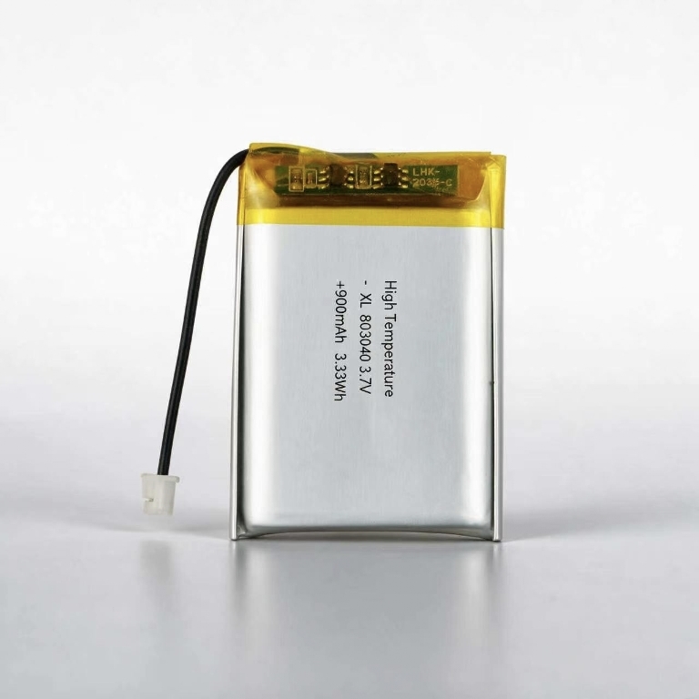High Stability Heat Resistant 803040 Lithium Polymer Battery 3.7V 900mAh Cell for Portable Detection Instruments