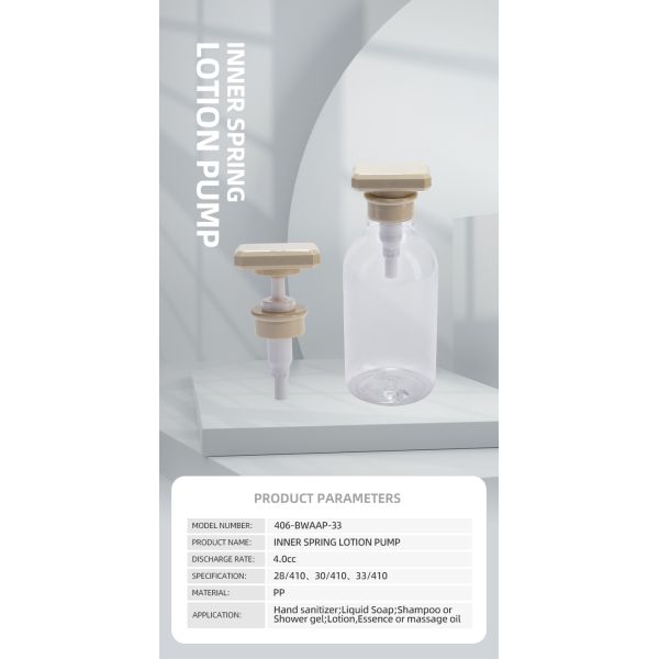 Non Spill Lotion Dispenser Pump Perfect Fit For 28mm Closure Size Bottles