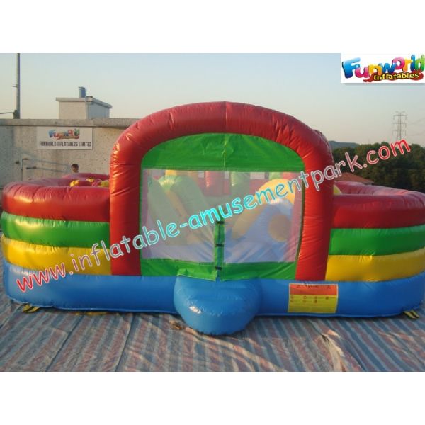 Festival Inflatable Fun City , Inflatable Amusement Park Games For Christmas