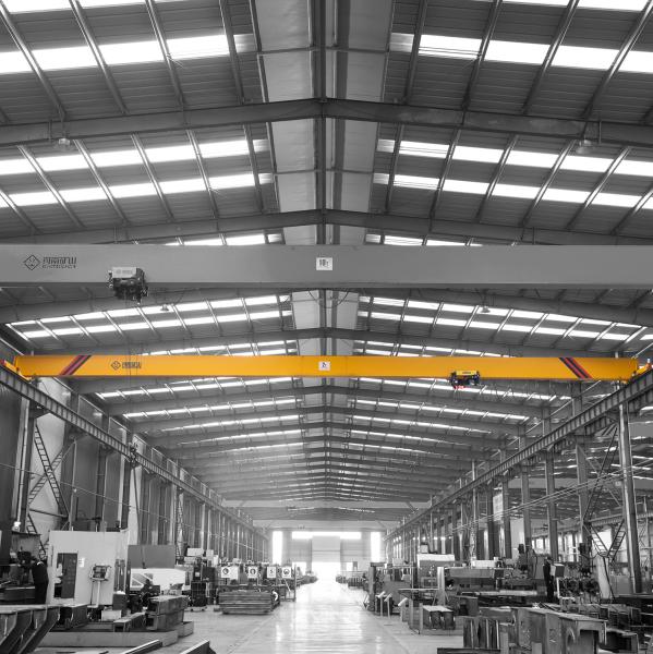 Single Girder Electric Hoist Crane European Type Low Clearance 24m Span 5 M / Min