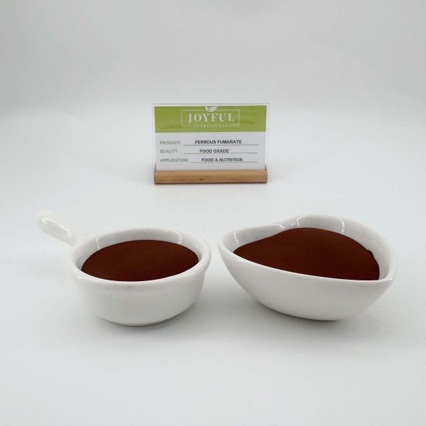 High Purity Food Grade Ferrous Fumarate Powder Low Impurity Ions FCC EP Standard