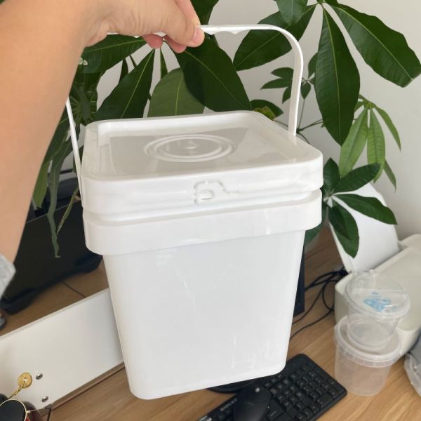 ISO9001 Certified Custom Food Packing 2L-25L Square Plastic Bucket