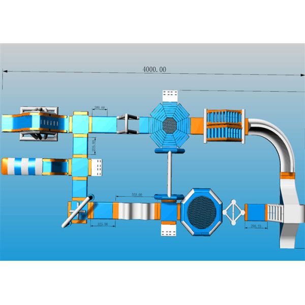 Commercial Grade Lake Inflatable Floating Water Park For Entertainment