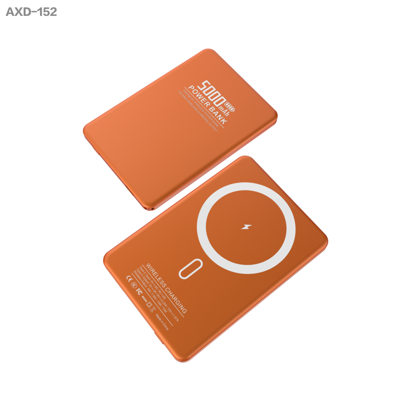 BST-152 5000mAh 6.7mm Ultra-Slim Magnetic Wireless Power Bank, 20W PD Fast Charging Portable Charger
