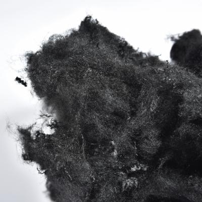 Da baixa elasticidade alta branca/fibra do derretimento poliéster do preto com baixo índice de carbono