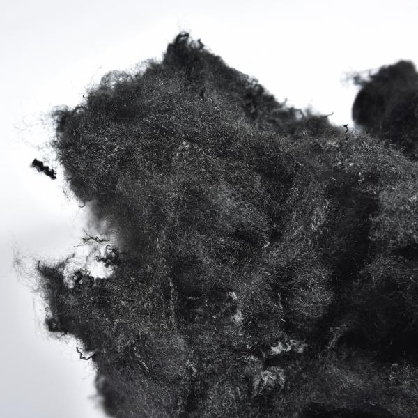 Soft Low Melt Polyester Staple Fiber Psf Black